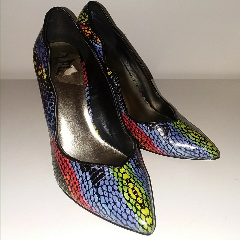 LFL heels reptile pattern